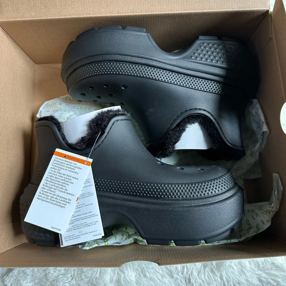 NIB Crocs Stomp Lined Shorty Boots - Picture 5 of 6